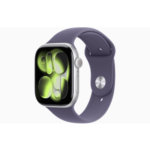 Apple iWatch Series 11 GPS 46mm Silver Aluminum Case with Purple Fog Sport Band M/L