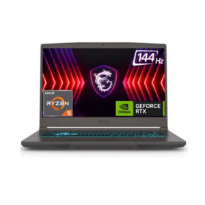 MSI A15 B7VE Gaming Laptop – Ryzen 5 7535HS, RTX 4050, 15.6″ 144Hz Display, Windows 11 Pro – Black