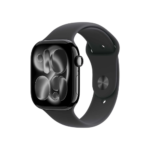 Apple iWatch Series 11 GPS 42mm Jet Black Aluminum Case with Black Sport Band S/M